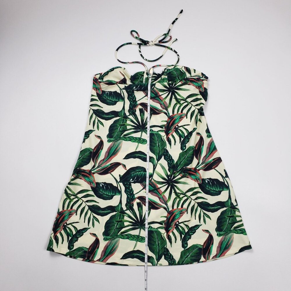 Andie Swim The Waikiki Dress Ivory Palm Tropical Print Summer Dress - Pick Size - Picture 7 of 16